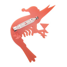 Load image into Gallery viewer, Pascal the Prawn Brooch - Erstwilder Merry Menagerie