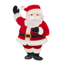 Load image into Gallery viewer, Santa’s Surprise Brooch - Erstwilder Merry Menagerie