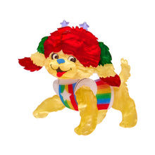 Load image into Gallery viewer, Puppy Brite Brooch - Erstwilder x Rainbow Brite