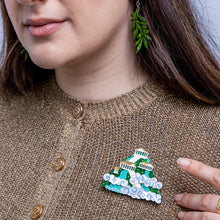 Load image into Gallery viewer, Sacred Ascent Brooch - Erstwilder A Greek Odyssey