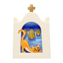 Load image into Gallery viewer, Aegean Feline Brooch - Erstwilder A Greek Odyssey