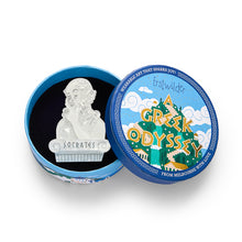 Load image into Gallery viewer, Socratic Method Brooch - Erstwilder A Greek Odyssey