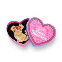 Load image into Gallery viewer, Valentino Pupperino Brooch - Erstwilder Sweet Valentine