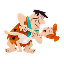 Load image into Gallery viewer, Fred and Wilma Brooch - Erstwilder x Hanna Barbera