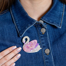 Load image into Gallery viewer, Sabine the Swan Brooch - Erstwilder Fan Favourites 2026
