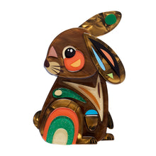 Load image into Gallery viewer, Milo the Bunny Brooch - Erstwilder x Pete Cromer Easter