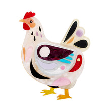 Load image into Gallery viewer, Clara the Chicken Brooch - Erstwilder x Pete Cromer Easter