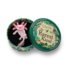 Load image into Gallery viewer, Axolotl Brooch - Erstwilder The Rarest Kind