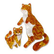 Load image into Gallery viewer, Purrfect Harmony Brooch Pair - Erstwilder By Your Side