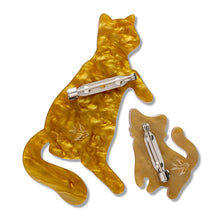 Load image into Gallery viewer, Purrfect Harmony Brooch Pair - Erstwilder By Your Side
