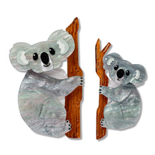 Load image into Gallery viewer, Among the Eucalyptus Brooch Pair - Erstwilder By Your Side