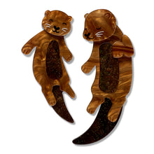 Load image into Gallery viewer, Hold Tight Brooch Pair - Erstwilder By Your Side