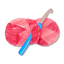 Load image into Gallery viewer, Hooked on Crochet Brooch - Erstwilder Arts &amp; Crafts Part 2