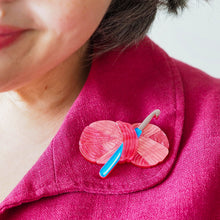 Load image into Gallery viewer, Hooked on Crochet Brooch - Erstwilder Arts &amp; Crafts Part 2