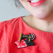 Load image into Gallery viewer, Singer of Seams Brooch - Erstwilder Arts &amp; Crafts Part 2