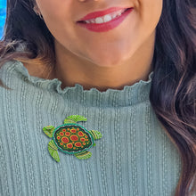 Load image into Gallery viewer, Yaunati (Turtle) Brooch - Erstwilder x Brooke Sutton