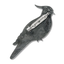 Load image into Gallery viewer, Kulupatji (Crested Pigeon) Brooch - Erstwilder x Brooke Sutton