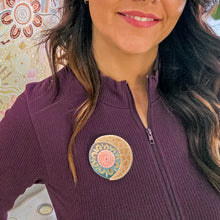 Load image into Gallery viewer, Pintjamu Tuntal Ritjinguthinha (Moon) Brooch - Erstwilder x Brooke Sutton