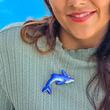 Load image into Gallery viewer, Yuan Thirrin (Whale) Brooch - Erstwilder x Brooke Sutton