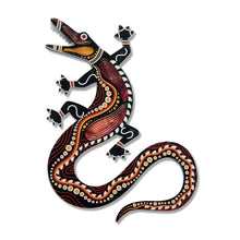 Load image into Gallery viewer, Yurtu Yurtu (Crocodile) Brooch - Erstwilder x Brooke Sutton