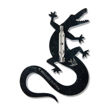 Load image into Gallery viewer, Yurtu Yurtu (Crocodile) Brooch - Erstwilder x Brooke Sutton