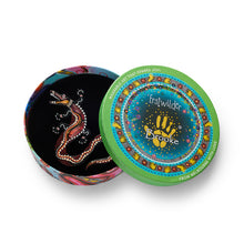 Load image into Gallery viewer, Yurtu Yurtu (Crocodile) Brooch - Erstwilder x Brooke Sutton