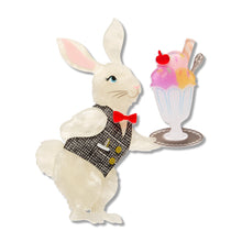 Load image into Gallery viewer, Rabbit Waiter Brooch - Erstwilder x The Magic Faraway Tree
