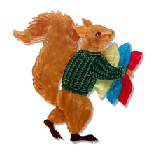 Load image into Gallery viewer, Red Squirrel Brooch - Erstwilder x The Magic Faraway Tree