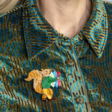 Load image into Gallery viewer, Red Squirrel Brooch - Erstwilder x The Magic Faraway Tree
