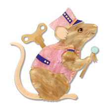 Load image into Gallery viewer, Clockwork Mouse Brooch - Erstwilder x The Magic Faraway Tree