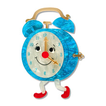 Load image into Gallery viewer, Silky's Clock Brooch - Erstwilder x The Magic Faraway Tree
