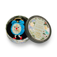 Load image into Gallery viewer, Silky's Clock Brooch - Erstwilder x The Magic Faraway Tree