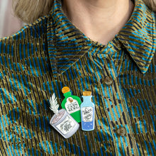 Load image into Gallery viewer, Spell Bottles Brooch - Erstwilder x The Magic Faraway Tree