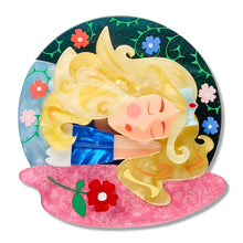 Load image into Gallery viewer, Beauty Sleep Brooch - Erstwilder x Pete Cromer 'Fairy Tales' Part 2