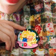 Load image into Gallery viewer, Beauty Sleep Brooch - Erstwilder x Pete Cromer 'Fairy Tales' Part 2
