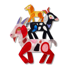 Load image into Gallery viewer, Goat Goals Brooch - Erstwilder x Pete Cromer 'Fairy Tales' Part 2