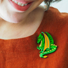 Load image into Gallery viewer, Impressive Scale Brooch - Erstwilder x Pete Cromer 'Fairy Tales' Part 2
