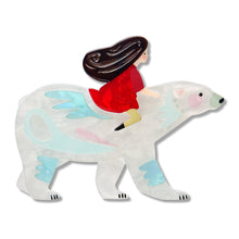 Load image into Gallery viewer, Polar Adventure Brooch - Erstwilder x Pete Cromer 'Fairy Tales' Part 2