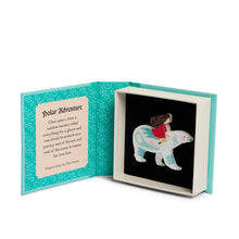 Load image into Gallery viewer, Polar Adventure Brooch - Erstwilder x Pete Cromer 'Fairy Tales' Part 2