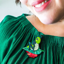Load image into Gallery viewer, Meal Prep Brooch - Erstwilder x Pete Cromer 'Fairy Tales' Part 2