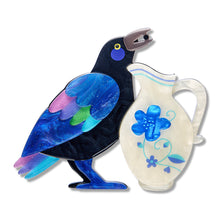 Load image into Gallery viewer, Thirsty Work Brooch - Erstwilder x Pete Cromer 'Fairy Tales' Part 2