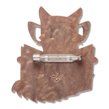 Load image into Gallery viewer, Puss in Books Brooch - Erstwilder 15th Birthday Fan Favourites