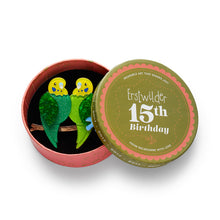 Load image into Gallery viewer, Best Budgies Brooch - Erstwilder 15th Birthday Fan Favourites