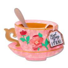 Load image into Gallery viewer, Fancy a Cuppa Brooch - Erstwilder 15th Birthday Fan Favourites