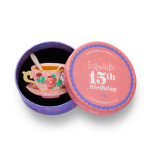 Load image into Gallery viewer, Fancy a Cuppa Brooch - Erstwilder 15th Birthday Fan Favourites