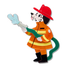 Load image into Gallery viewer, Fire Chief Spot Brooch - Erstwilder Wild at Work