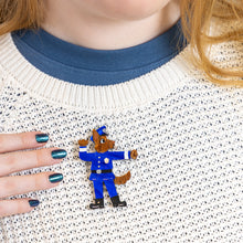 Load image into Gallery viewer, Officer Wags Brooch - Erstwilder Wild at Work