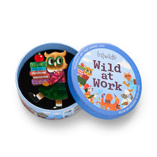 Load image into Gallery viewer, Professor Hootsworth Brooch - Erstwilder Wild at Work