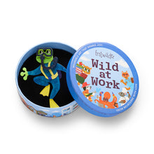 Load image into Gallery viewer, Slick Swimmer Brooch - Erstwilder Wild at Work