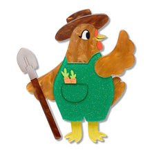 Load image into Gallery viewer, Coop Boss Brooch - Erstwilder Wild at Work